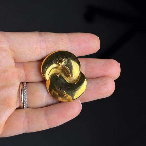 New Golden Spiral Studs - Picture 6 of 7